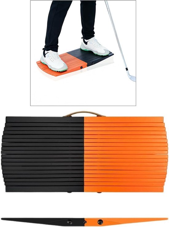 Golf Swing Trainer - Golf Oefen Tool - Swing Verbetering - Houtvezel Elasticiteit - 66 x 30 cm - Meerkleurig van GOLF — afbeelding 5
