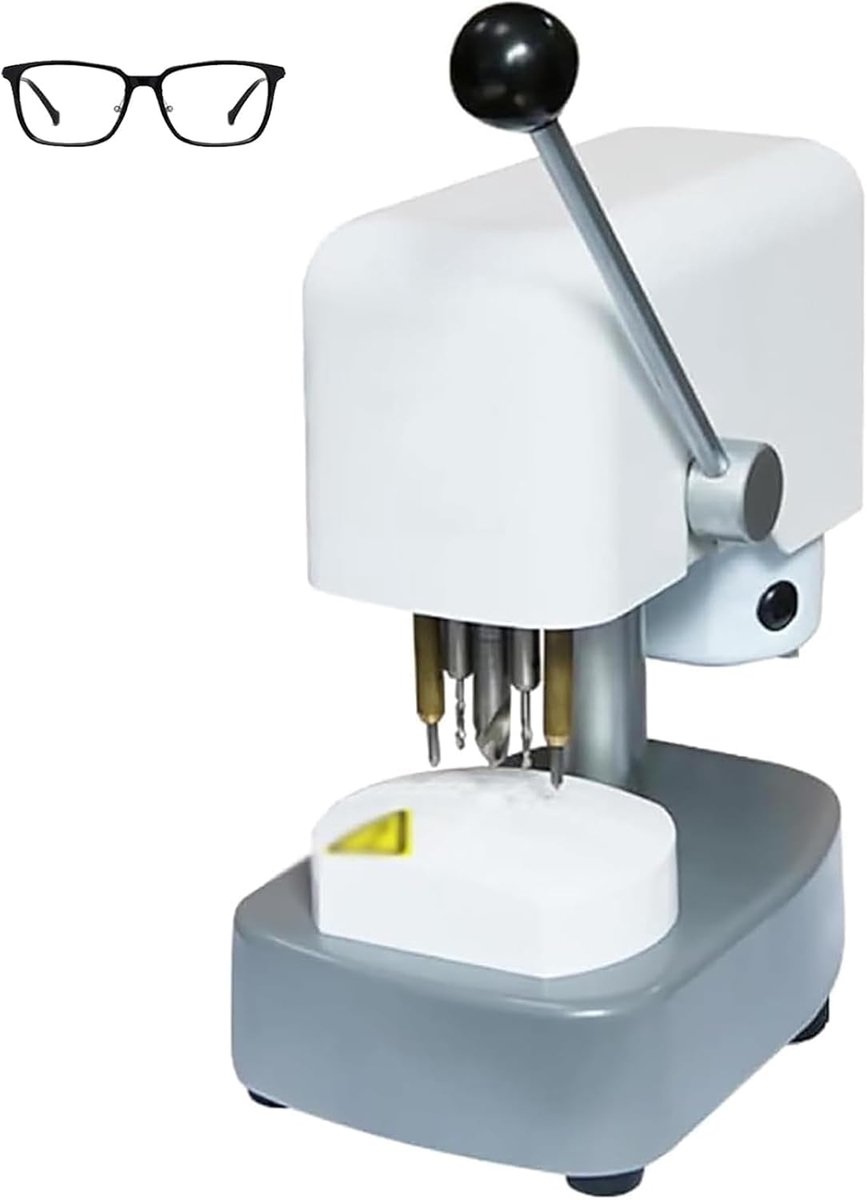 Lens Ponsmachine - Optische Apparatenmachine - Brillen Maken - Snelheid 6000r/min - 2.0 tot 8.0mm - Grijs
