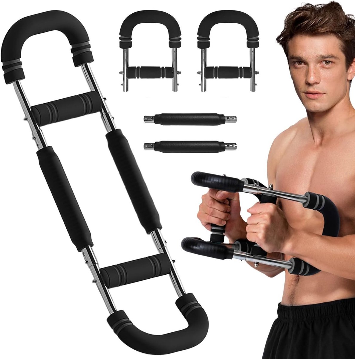 SnelShoppen - Twister Arm Trainer Expander Fitness Training Device voor Volledig Lichaamstraining, Krachttraining voor Borst, Armen, Schouders, Buik,