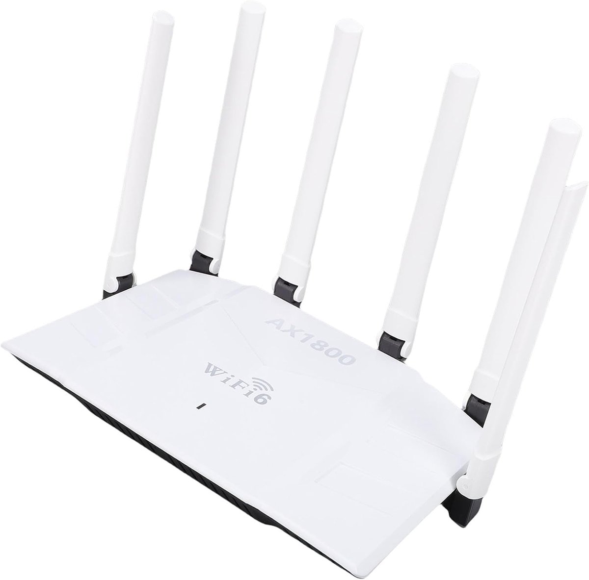 WiFi 6 Router - Draadloos Internet - Stabiel Delen - Zes Antennes - Gigabit Poorten - Zwart