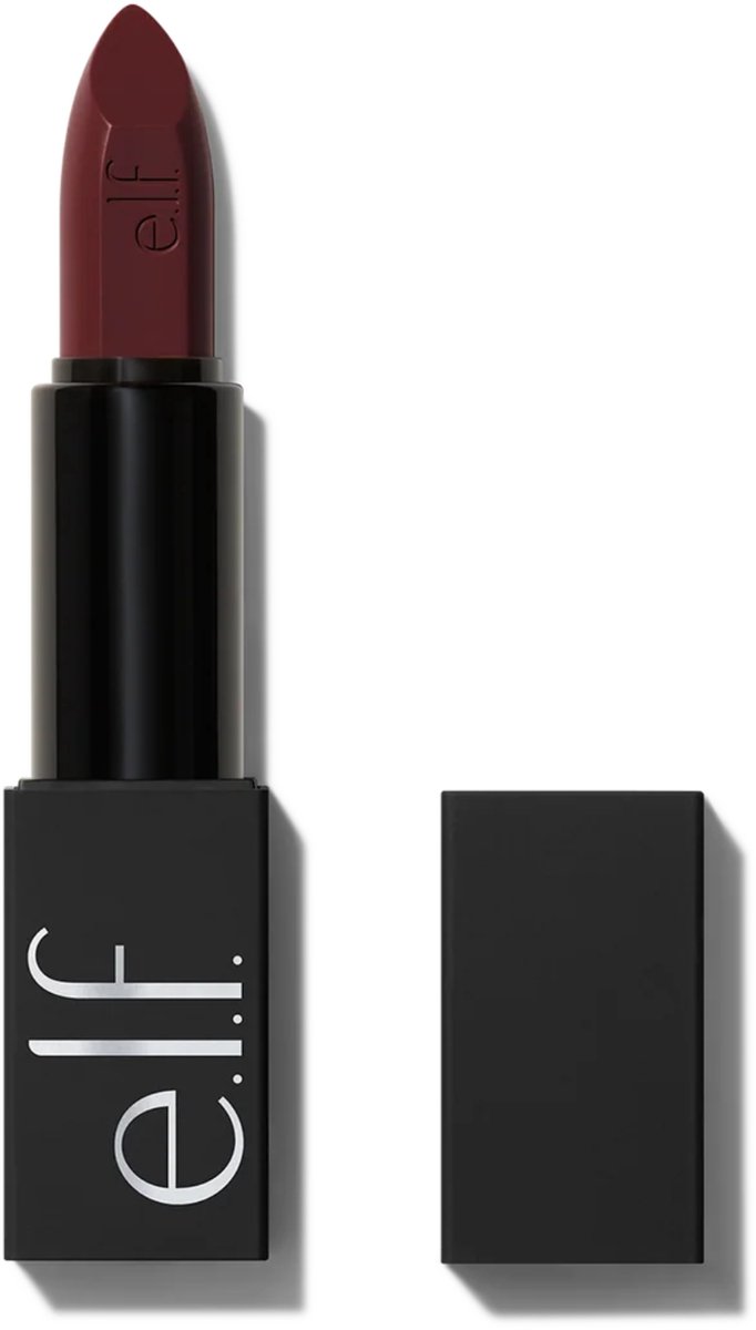 e.l.f. O Face Satin Lipstick - Smolder (Plum) - Hoge Pigmentatie - 3,8 g
