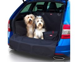 Kofferbakbeschermer Honden - Auto Beschermmat - Schoon Transport - Universele Pasvorm - Met Bumperbescherming - Zwart