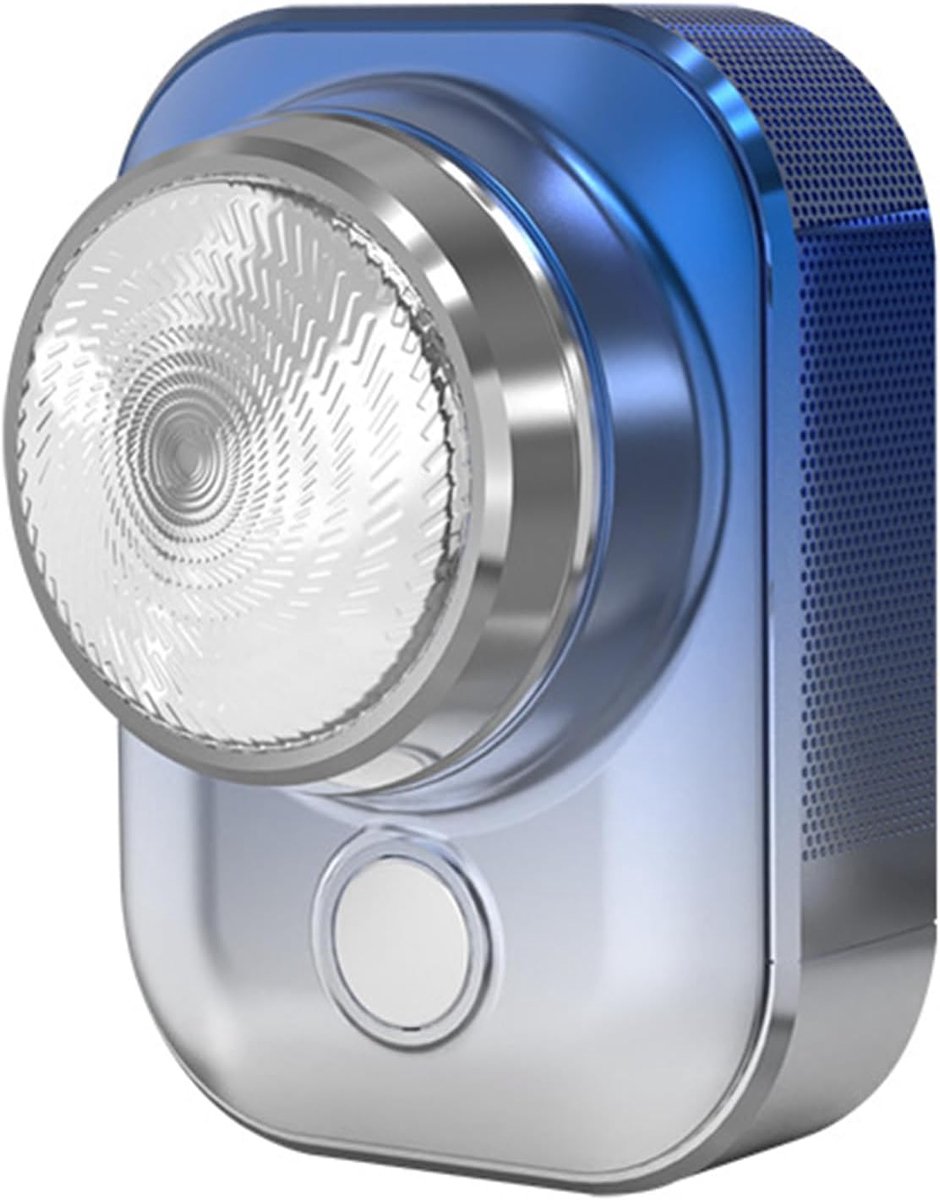 Mini scheerapparaat - Elektrisch apparaat - Reizen en thuis - Waterdicht en USB-oplaadbaar - Zakformaat - Blauw