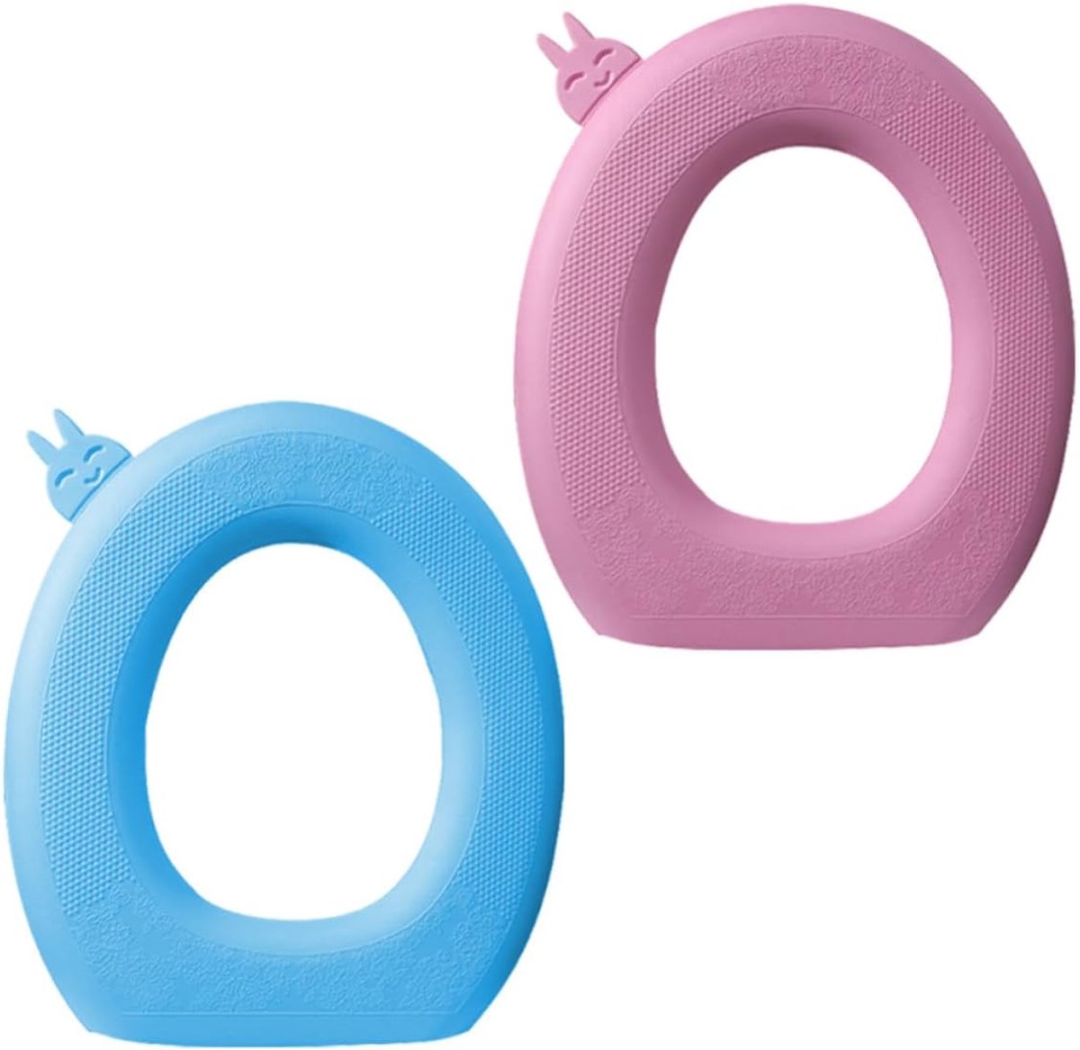 Toiletbrilhoezen - Toiletkussens - Comfortabel Zitten - Waterdicht Herbruikbaar - 40 x 38 cm - Roze