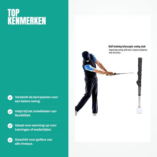 Dailygoods - Golf Warm-Up Swing Trainer Staaf voor Beginners van Dailygoods — afbeelding 5