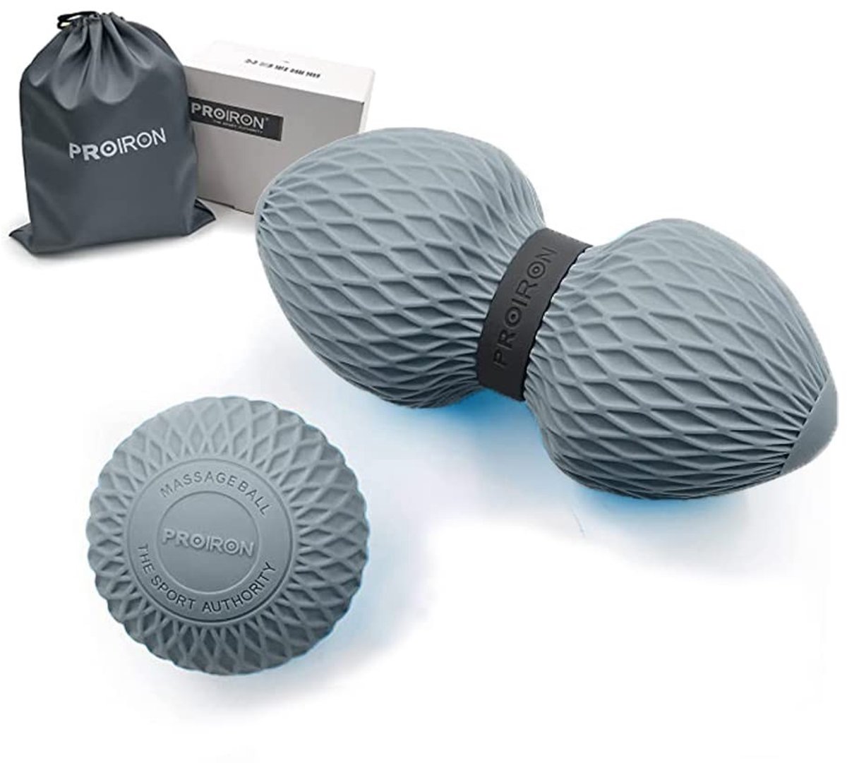 Dailygoods- Massagebal Set - Triggerpoint Massage - Lacrosse Bal - Pinda-Massageballen - Diep Weefsel Ontspanning - Veilig Siliconenrubber - Therapiebal