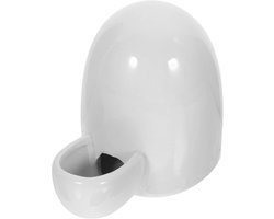 Automatische Voerbak - Dierenbak - Zelfstandig Voeren - Keramisch Materiaal - 200 ml Capaciteit - Wit