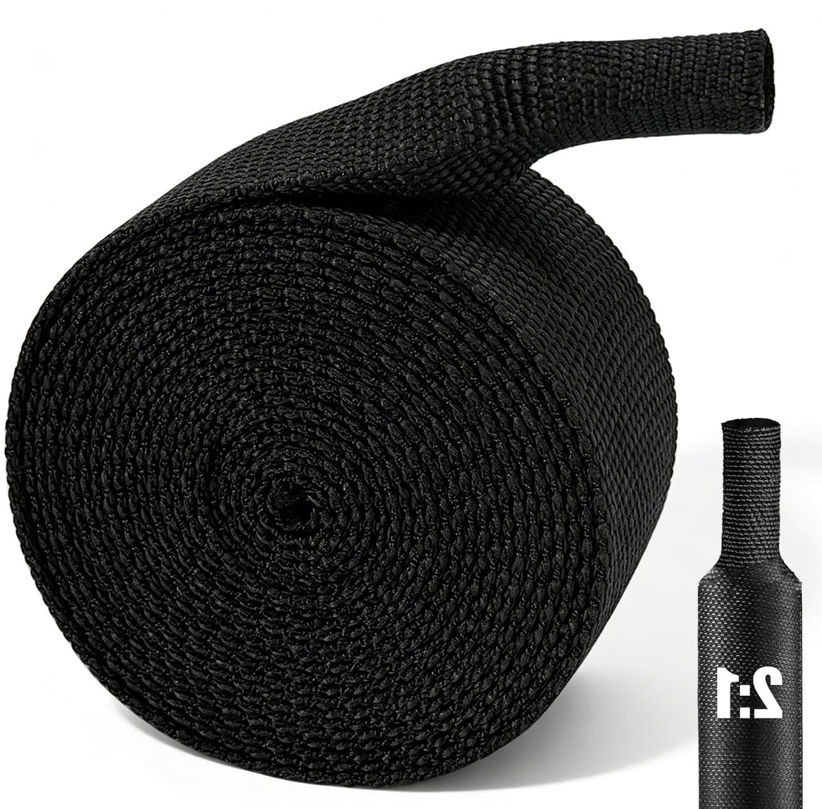 3 m krimpkous 2:1 Ø 6 mm voor kabelisolatie, flexibele gevlochten slang, markering en reparaties, ideaal voor kabelbundeling en bescherming