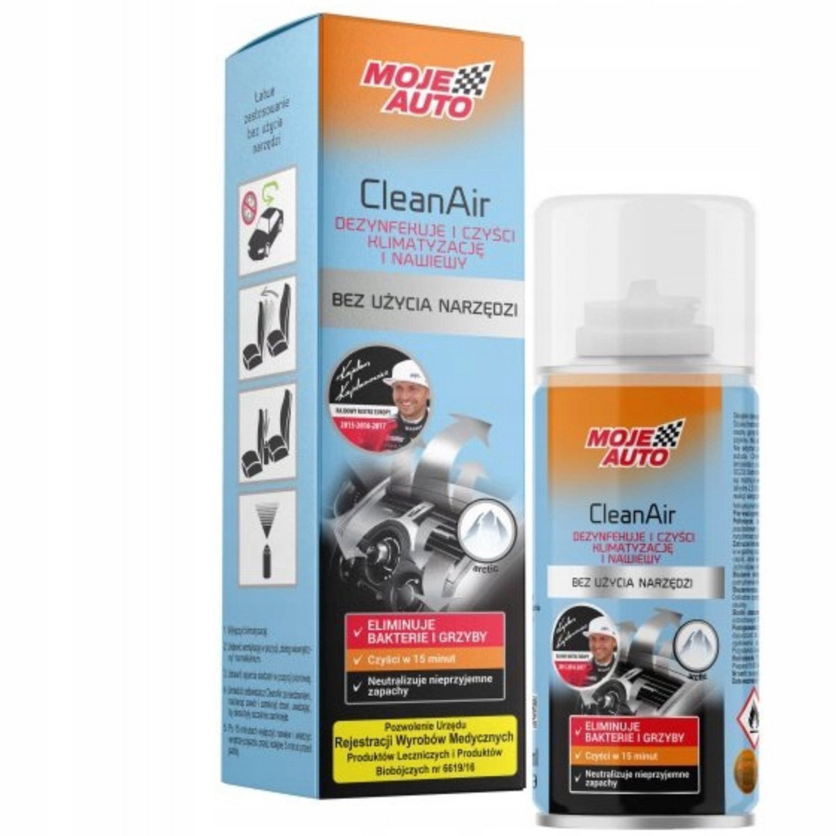 Moje Auto CleanAir - Airco Ververs - Arctic Geur - 150ml