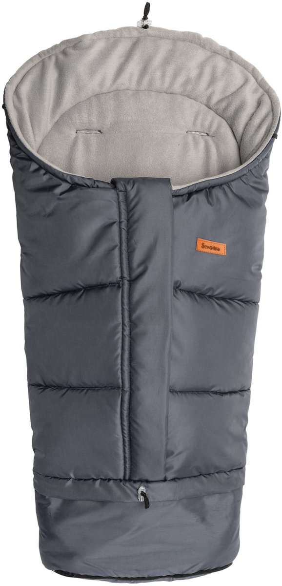 Sensillo - Combi 3In1 Baby Slaapzak - Grafiet / Grijs Polar Fleece