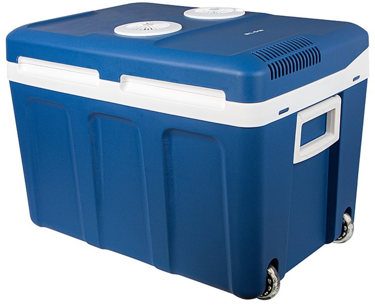 BLOW - Campingkoelkast - 42L - Met Wielen - koelbox voor in de auto - DC 12 V en AC 100 V-240 V, 44-210