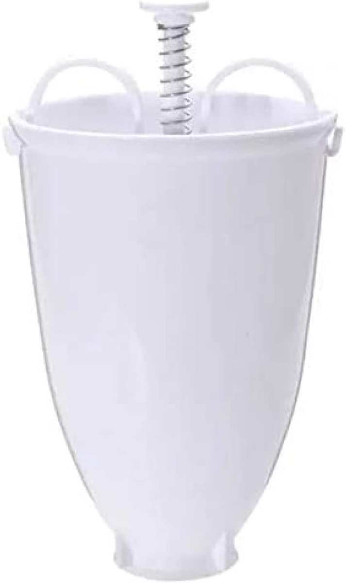 Donut Maker - Bakvorm - Zelf Gebak Maken - Eenvoudig in Gebruik - 9.5cm Diameter - Wit
