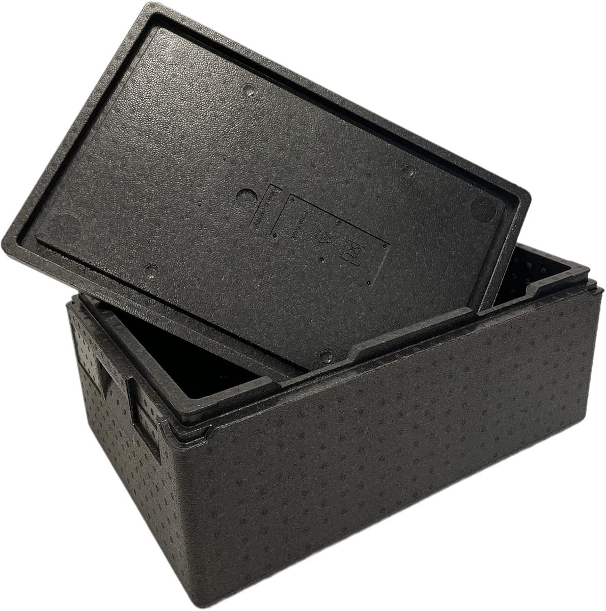 Isolatiemodule - Voedseltransport Box - Warm Koud Houden - Luchtdichte Sluiting - 60x40x25.7 cm - Zwart
