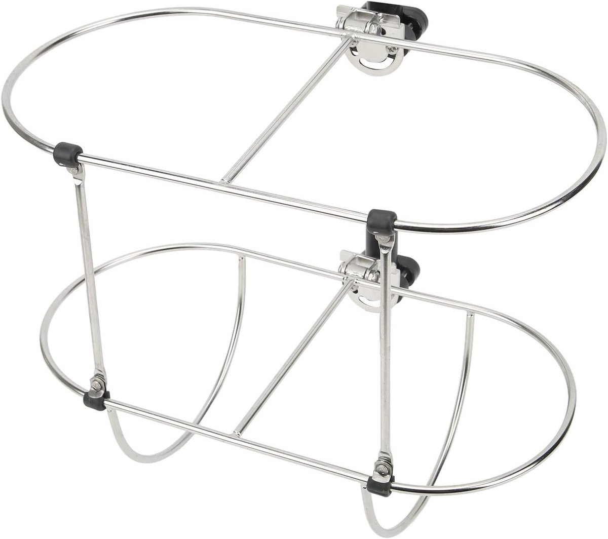Dubbele Marine Fender Houder van RVS, Vouwbaar en Duurzaam voor 7 inch Yacht Fender - Ideaal voor Bootaccessoires en Bescherming