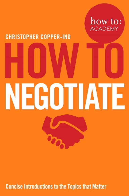 How To Negotiate - cover