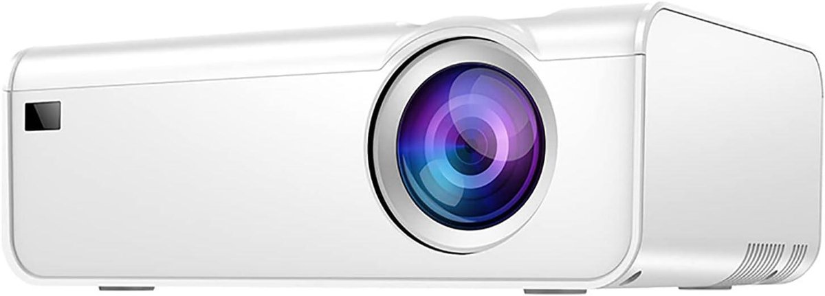 Draagbare Beamer - Mini Projector - Film Avond - Draadloze Schermdeling - 200 Inch Display - Wit