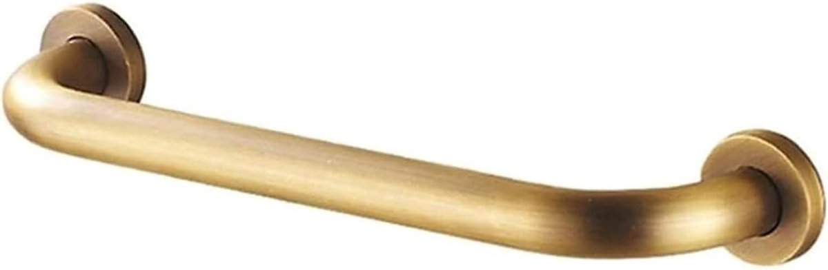 Wandbeugel Badkamer - Veiligheidshandvat - Extra Steun - Massief Messing - 40 Cm - Goud