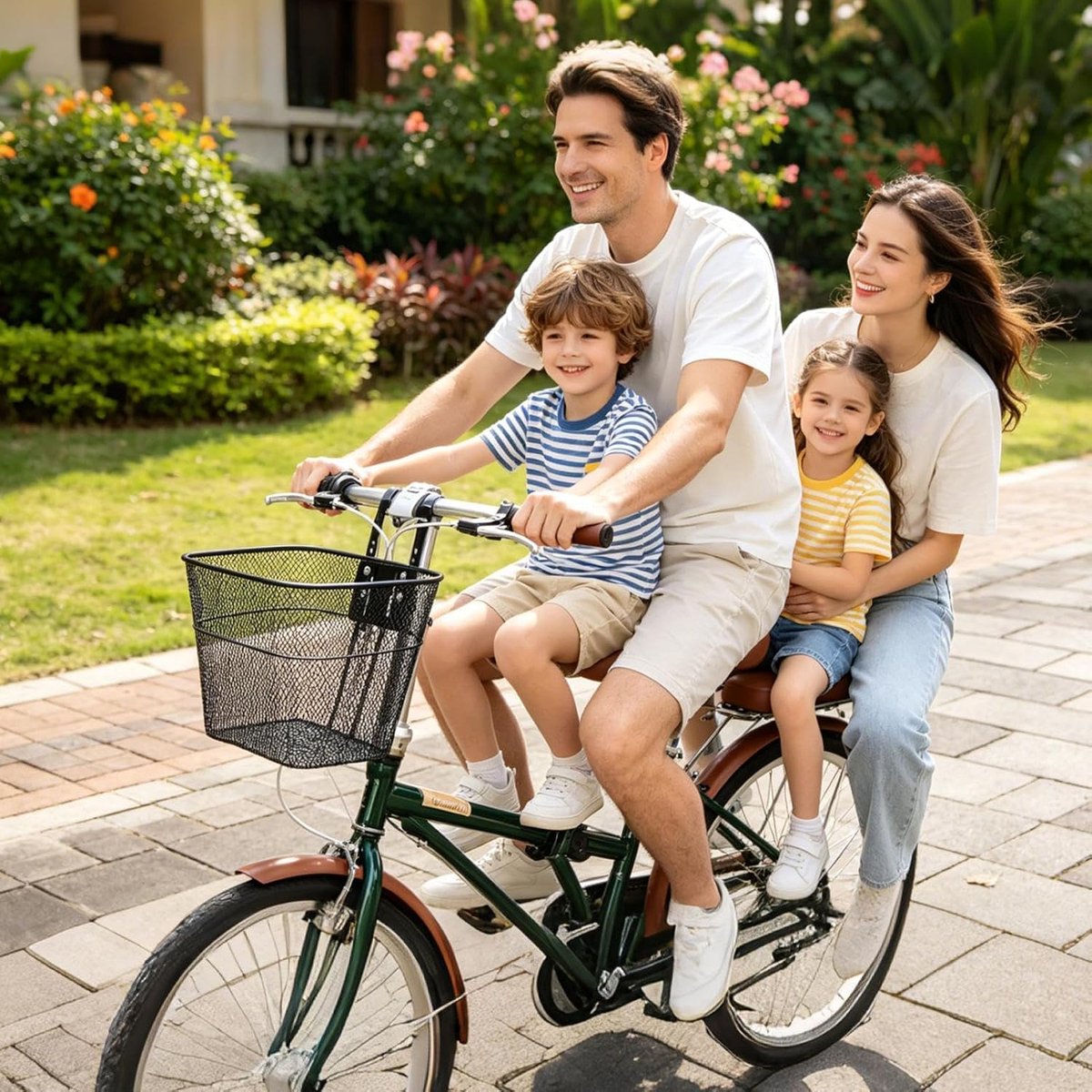 Fietsmand Voorop - Stuurmand Afneembaar - Boodschappen Vervoeren - Verstelbaar Haaksysteem - 30.5 x 24 x 22 cm - Zwart