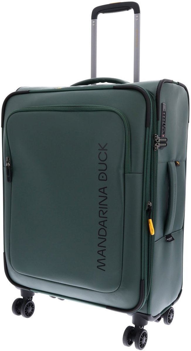 MANDARINA DUCK trolley Eco Coated Exp Trolley Deep Green donkergroen 67cm