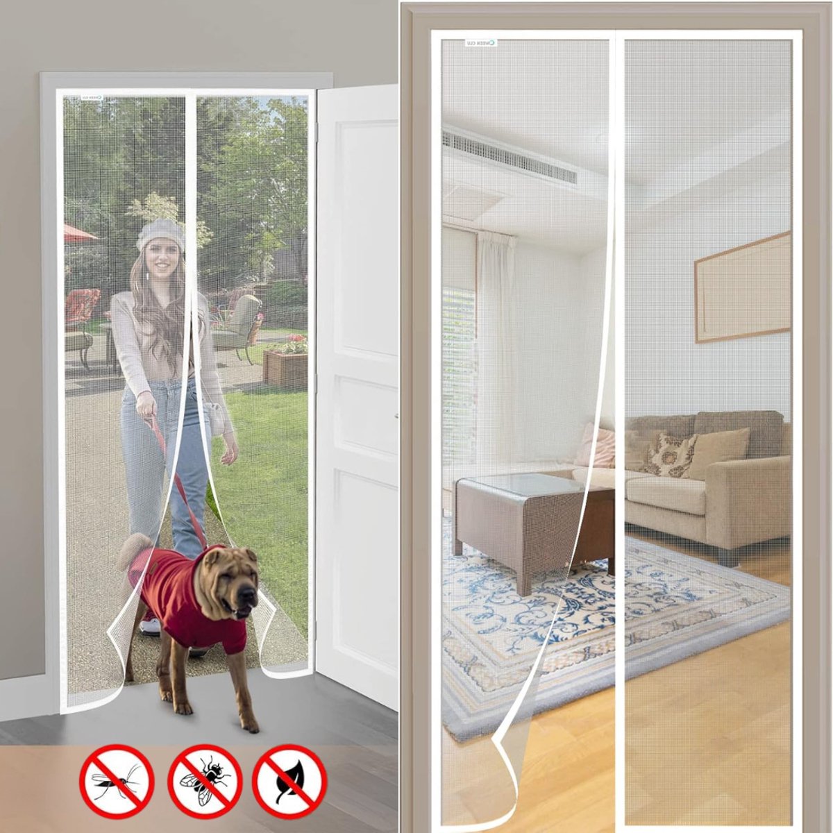 ApexArte® Vliegengordijn Magnetisch - Hordeur - Horgordijnen