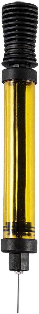 Handmatige Luchtpomp - Balpomp Ballenpomp - Ballen Oppompen - Hoge Druk Cilinder - 25 x 4 x 4 cm - Geel