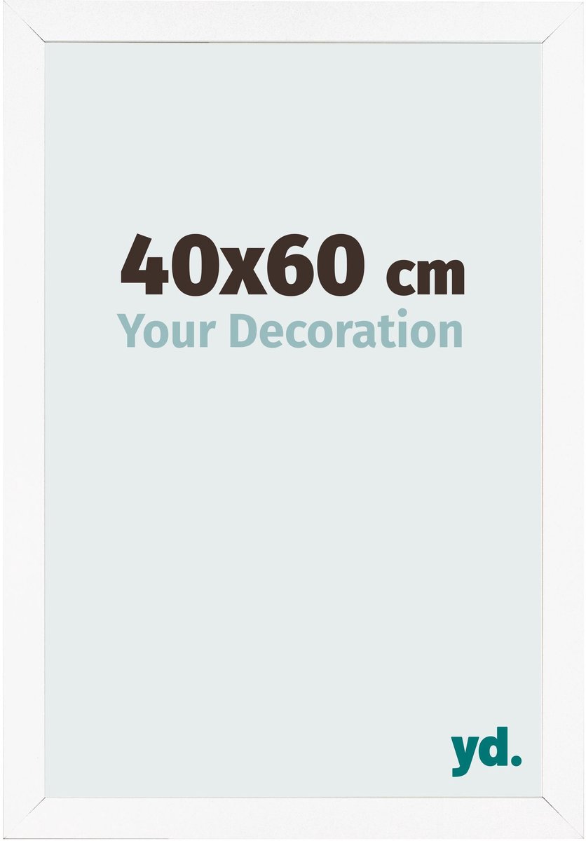 Your Decoration - Fotolijst 40x60 cm - MDF - Wit Mat - Bologna