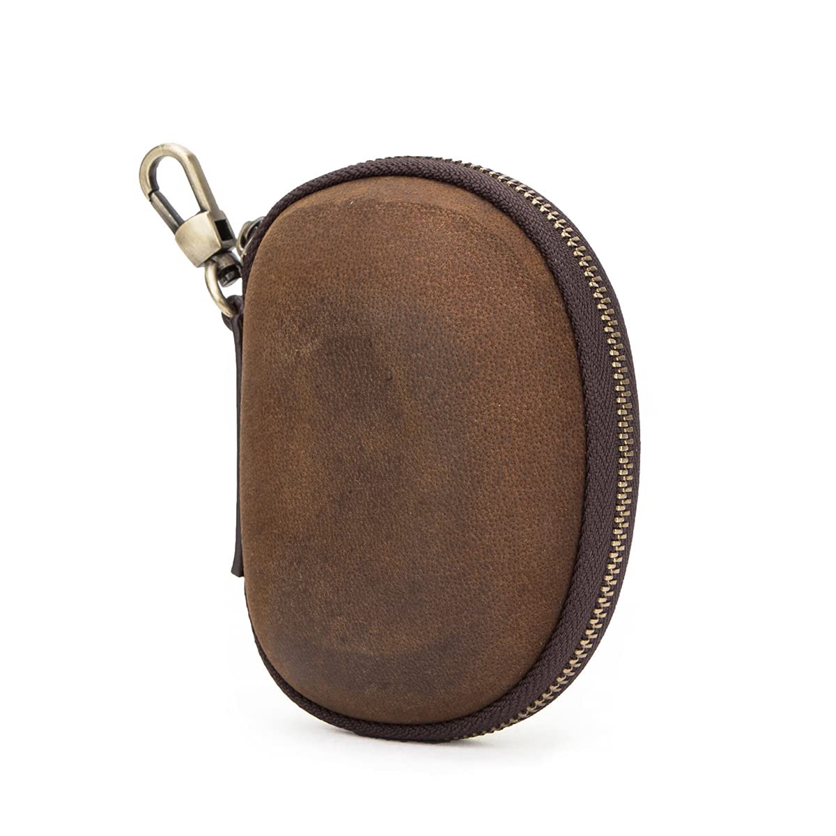 Dailygoods - Lederen Opbergkoffer voor Oortelefoons en Brillen - Retro en Draagbaar