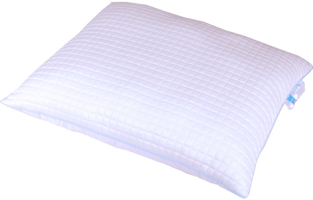 Cley Verkoelend kussen - White Effen Perkalkatoen - 60 x 60 cm - Anti-allergisch/Machinewasbaar/Klimatiserend - HKB994-60 x 60 cm