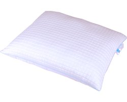Cley Verkoelend kussen - White Effen Perkalkatoen - 60 x 60 cm - Anti-allergisch/Machinewasbaar/Klimatiserend - HKB994-60 x 60 cm