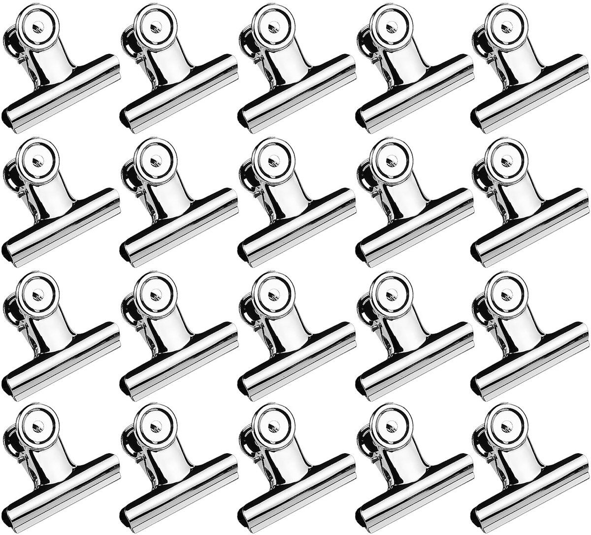 Dailygoods - Set van 20 Multifunctionele Ronde Papierclips - Duurzaam en Stijlvol