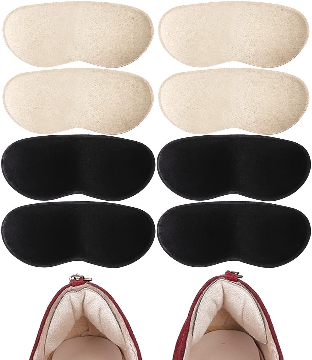 Dailygoods - 4 Paar Heel Grips voor Extra Volume en Blarenpreventie