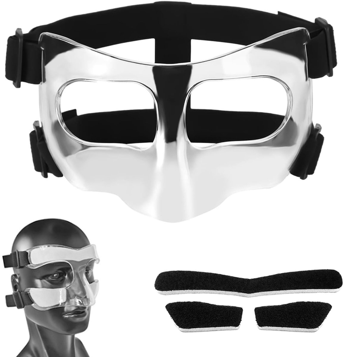 Dailygoods - Verstelbare Neusbescherming voor Sport en Training - Uniseks Gezichtsmasker
