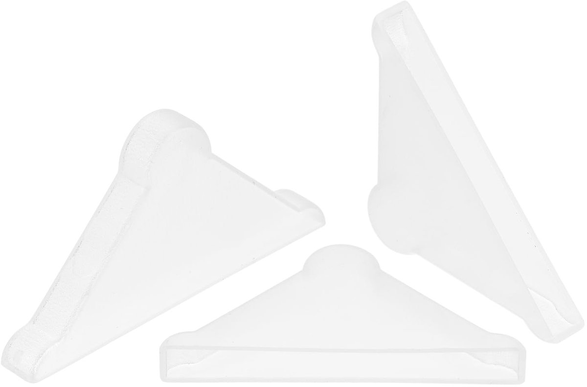 Dailygoods - 50 Stuks Plastic Hoekbeschermers voor Glas, Spiegels, Tegels - 5 x 50 mm