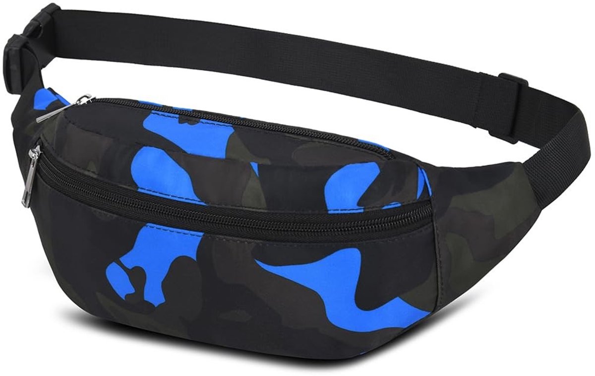 Dailygoods - Waterdichte Heuptas voor Dames en Heren - Nylon Sporttas voor Outdoor Activiteiten