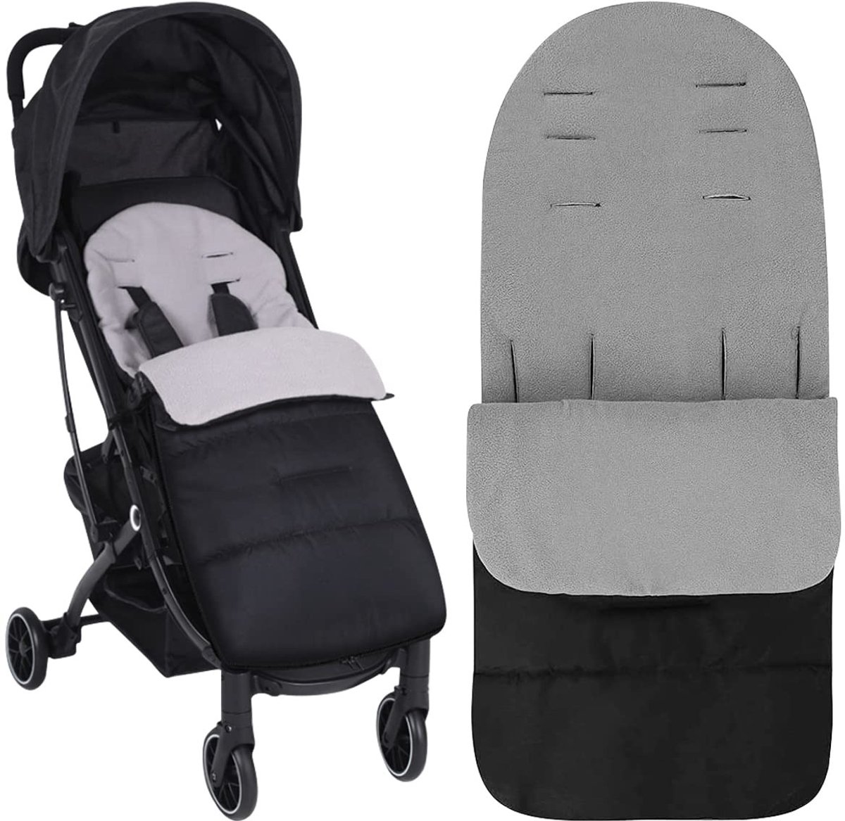 Dailygoods - Winter Slaapzak voor Kinderwagen - Waterdichte Voetenzak voor Pram en Buggy