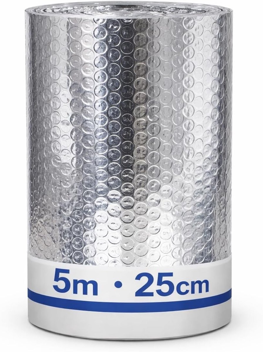 Dailygoods- Rolluikbox Zelfklevend - Isolatierol 5 m x 25 cm - Tegen Kou/Hitte/Tocht - Energiebesparing - Meer Wooncomfort - Flexibele Montage