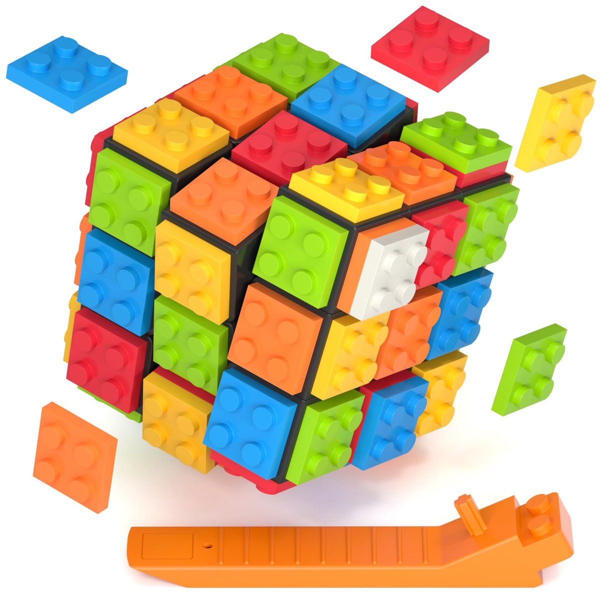 Dailygoods - Magische Vierkanten 3x3x3 - 3D Puzzel voor Kinderen en Volwassenen