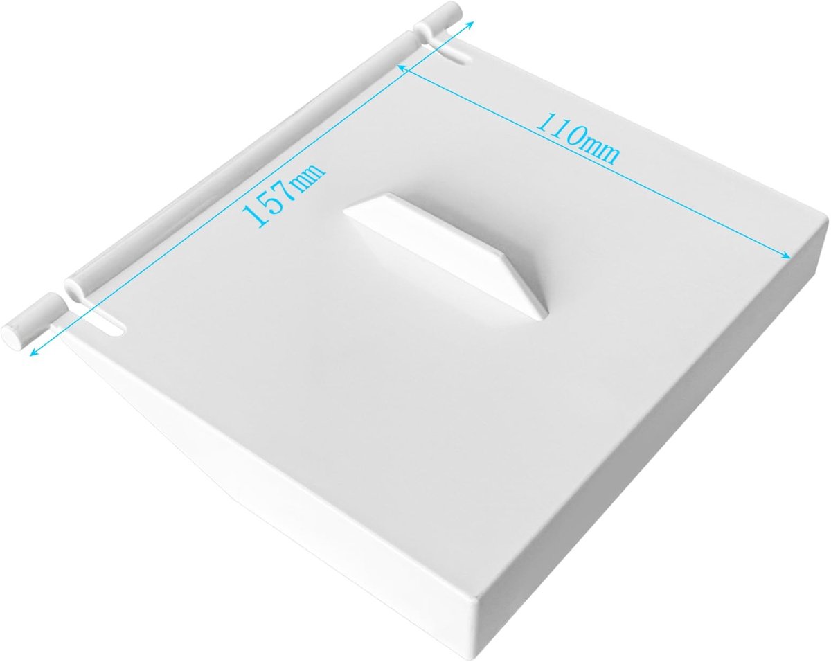 Dailygoods - Vervangende Skimmer-klep voor Inbouwskimmer - Efficiënt Skimmerdeksel voor Zwembaden