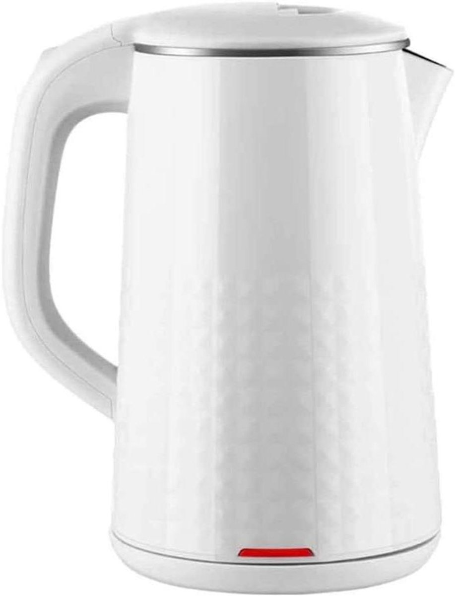 Waterkoker RVS - Heetwaterapparaat - Snel Water Koken - Dubbel Anti-Scalding - 1.8 Liter - Wit
