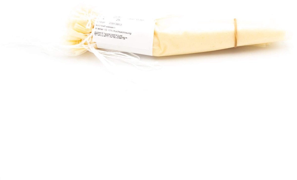 Dailygoods - 25 Stuks Kunstdarm Hoezen voor Rauwe Worst - Kaliber 60/30
