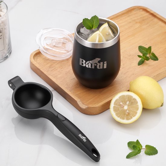 Bardi IJsblokjesmachine Set - 2 Liter - 12KG IJsblokjes in 24 uur - met IJsschep - Inclusief 1 Luxe Thermosbeker - Wit - Citruspers Zwart — afbeelding 5