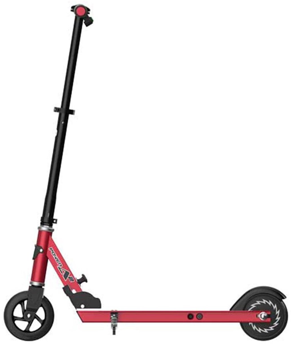 SnelShoppen - Elektrische Step Razor Power A2 16 km/u, Zwart/Rood, Opvouwbare E-step voor Kinderen en Volwassenen, Ideaal voor Stadsvervoer en Avontur