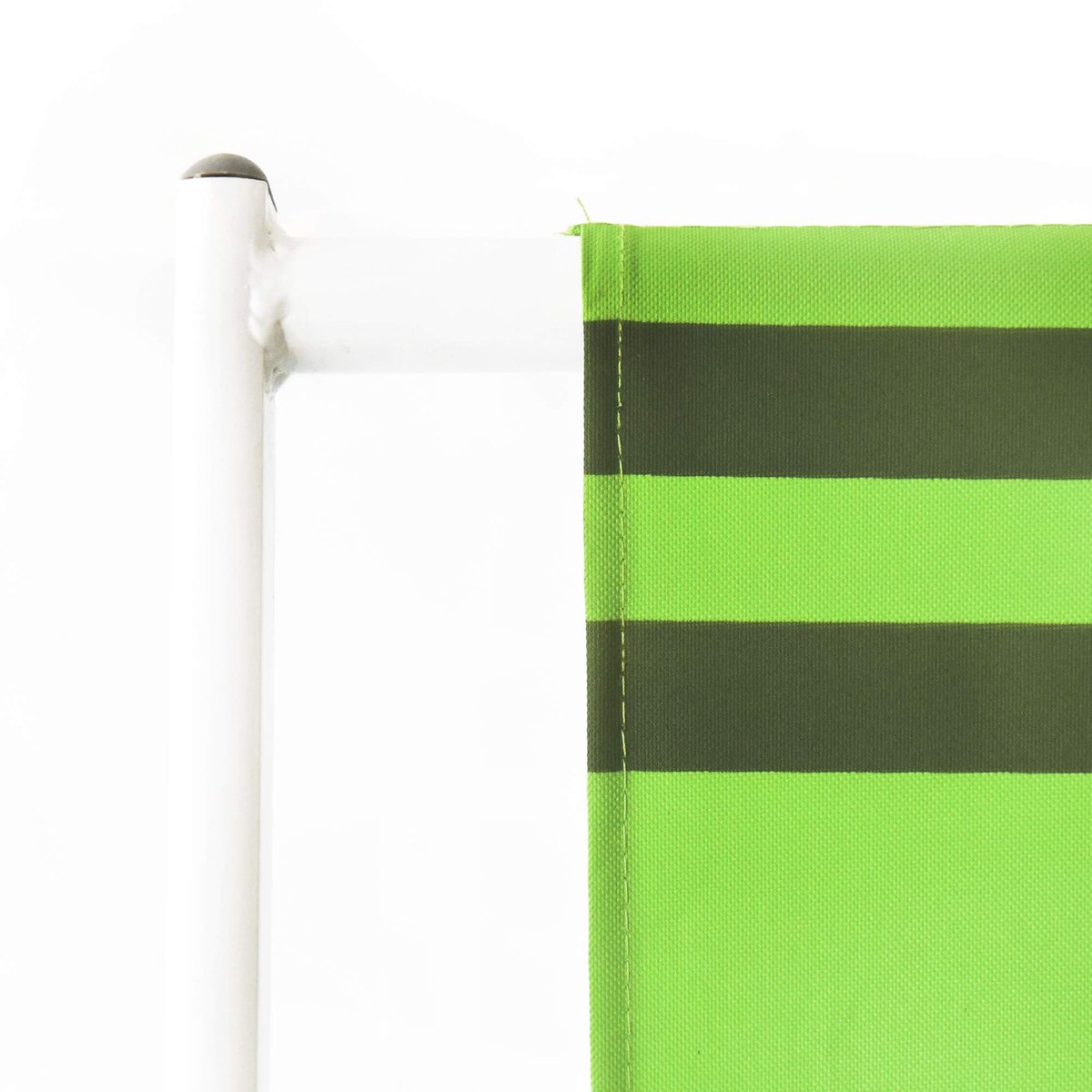 SnelShoppen - Ligstoel Marseille Groen - Aluminium Buis - 58 x 128 x 48 cm - Tuin, Camping, Feest - Comfortabele Ligstoel voor Buitengebruik