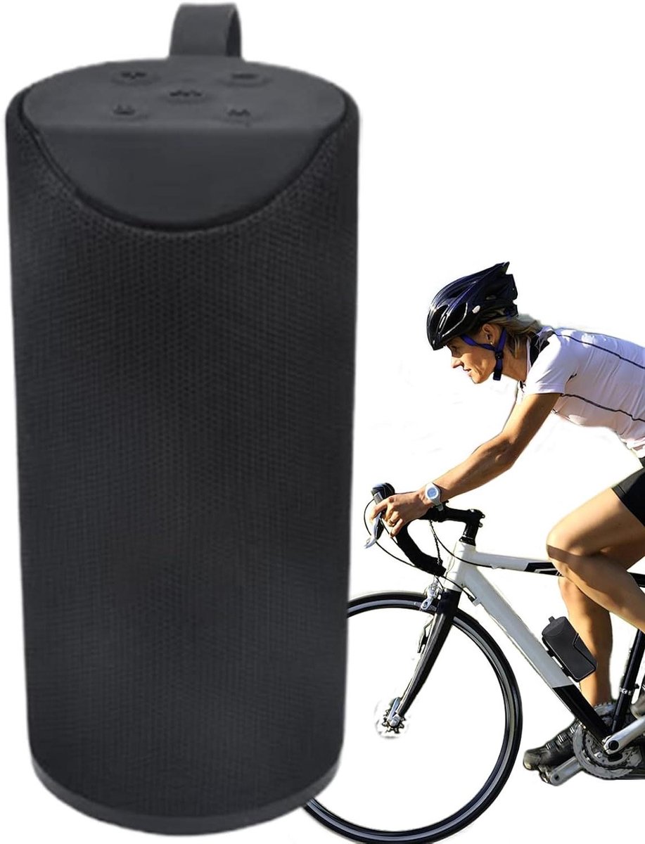 Draagbare Luidspreker - Waterdichte Speaker - Buitenfeest Muziek - Lange Batterijduur - 16 cm Hoog - Zwart