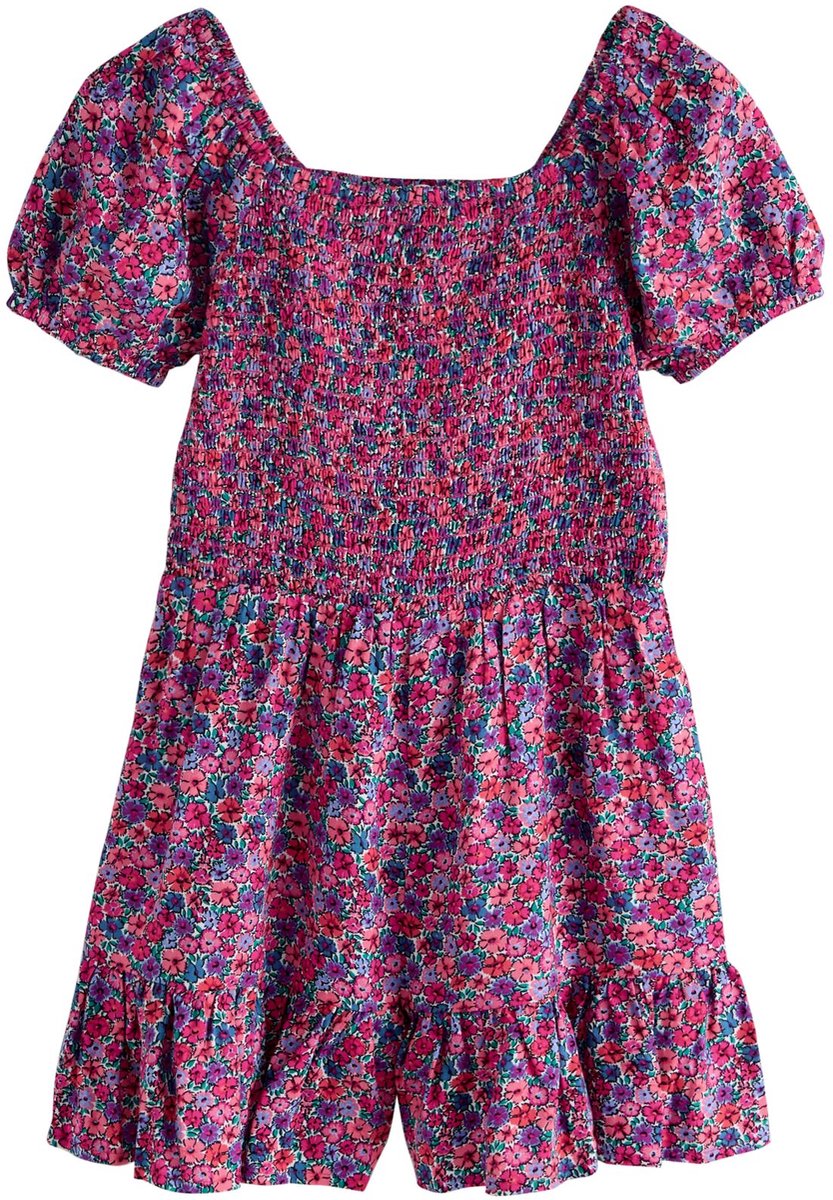 Next - Meisjes - Gesmokte playsuit - Roze