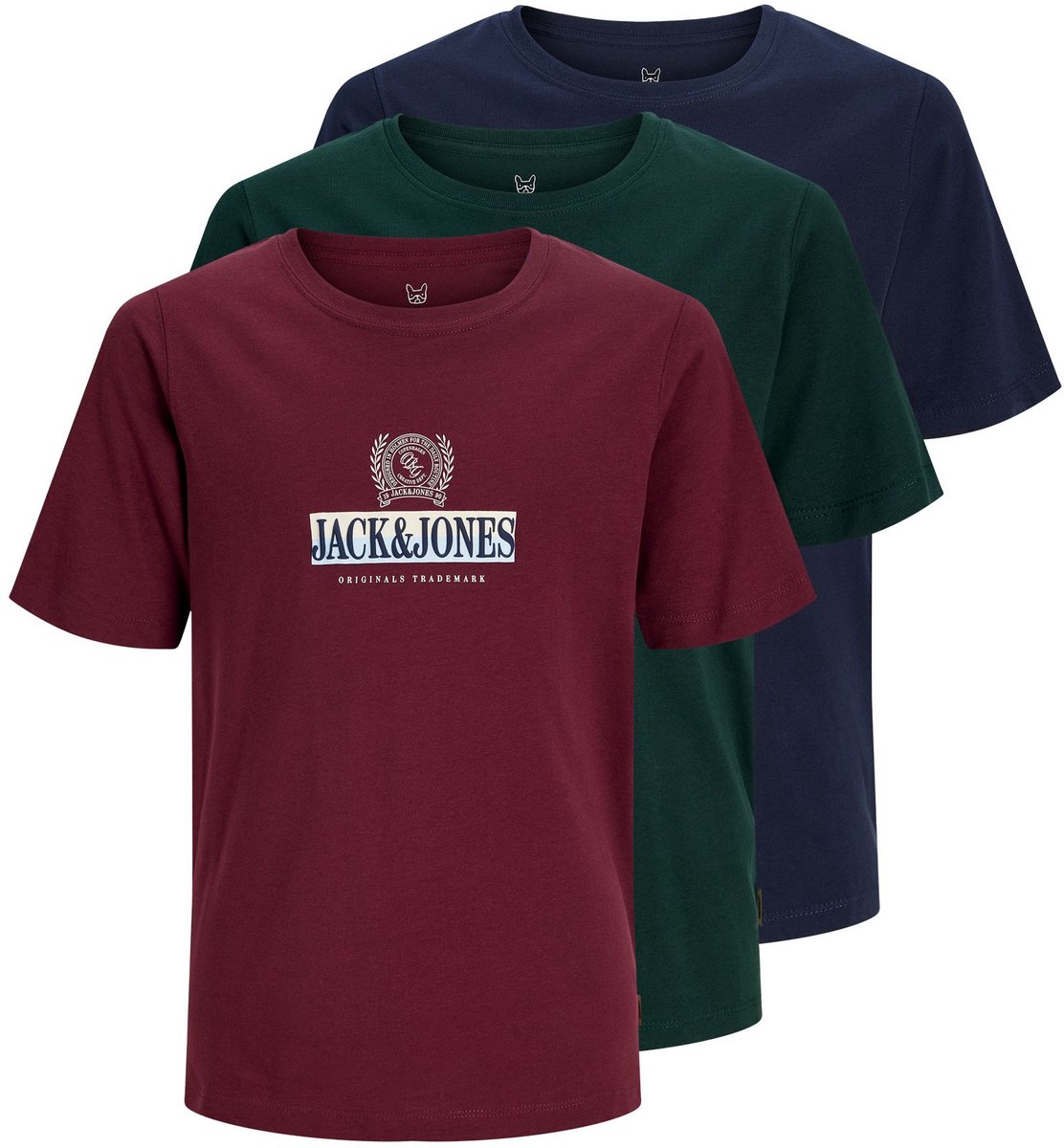 Jack & Jones Junior T-shirts 3-pack Logo T-shirts Boys