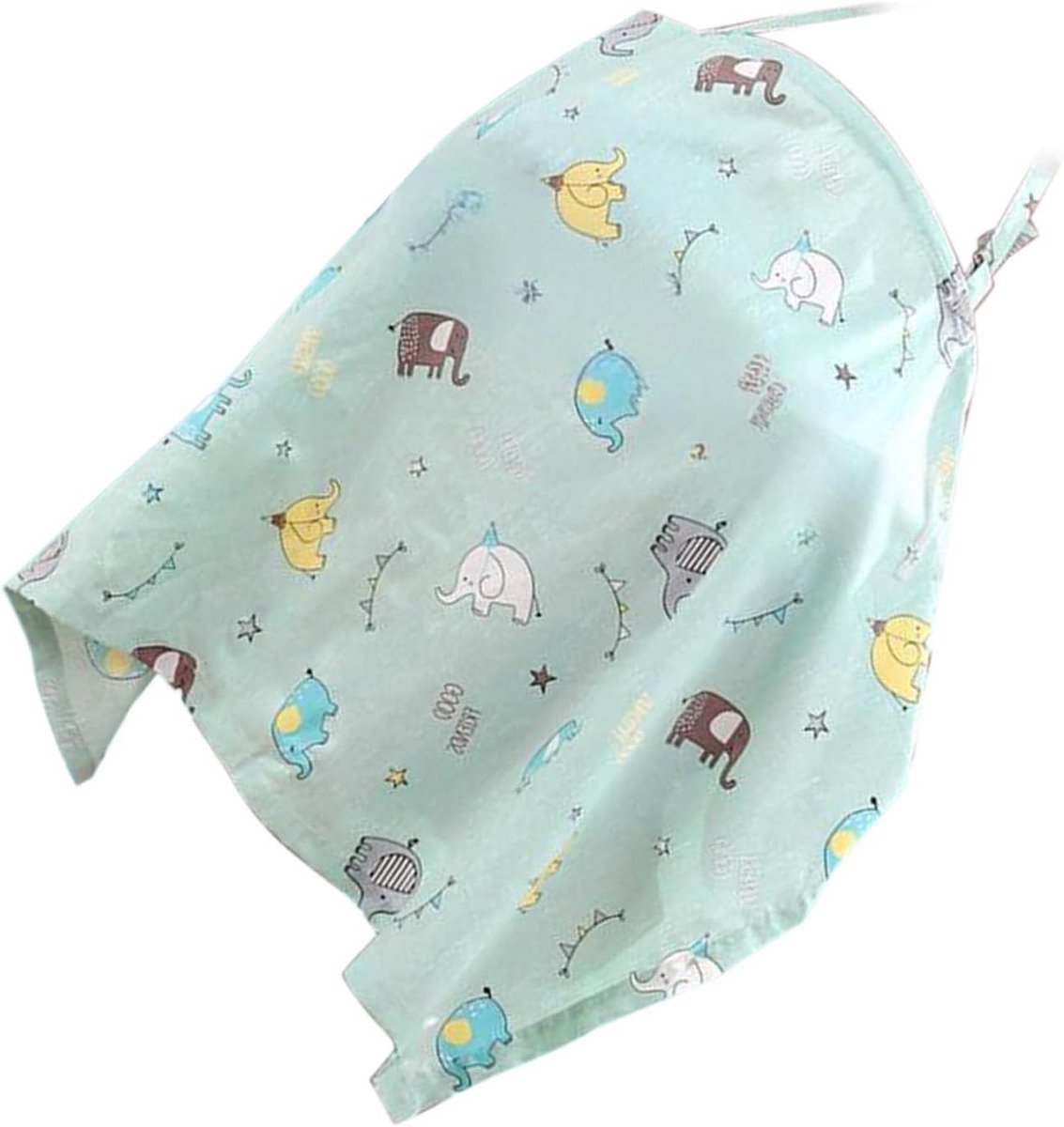 Musseline borstvoedingsdoek - Borstvoedingssjaal baby - Privacy geven borstvoeding - Ademend katoen - 98 x 70 cm - Blauw