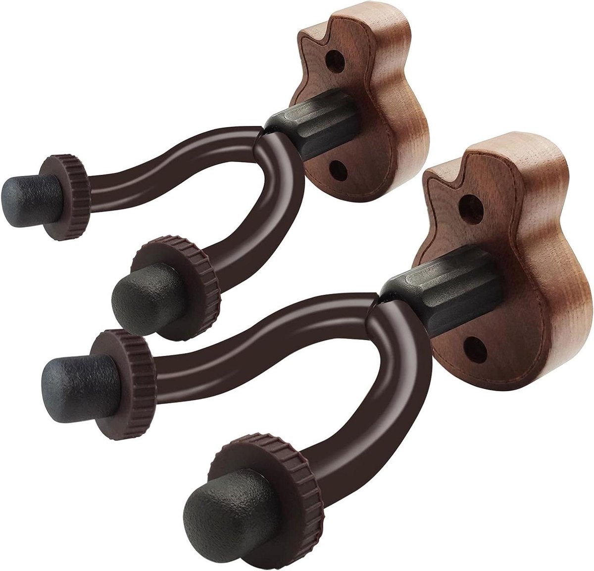 Gitaar Wandmontage - Instrumenten Hanger - Muziek Opslag - Unieke Gitaar Vorm - 19 x 15 x 9 cm
