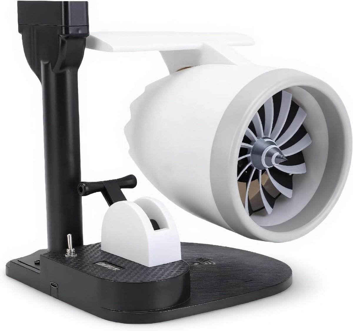 Bureauventilator Turbine - Ventilator met spray - Frisse Lucht Creëren - Ultrasone Bevochtiging - 26D x 25B x 15H cm