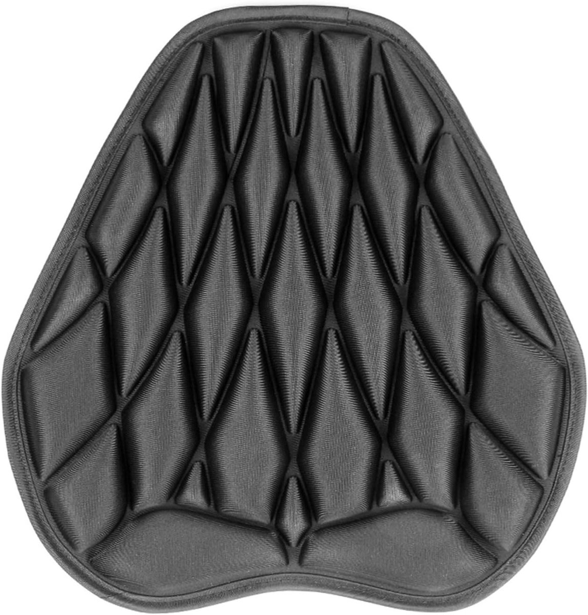 Motorfiets Zitkussen - Stoelhoes Motor - Comfortabel Rijden - Ademend Ontwerp - 33 x 29 x 3 cm - Zwart